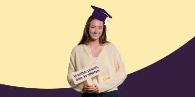 VGO-student ser inn i kamera