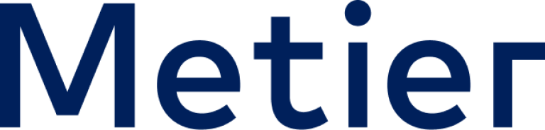 Bilde av Metier sin logo.