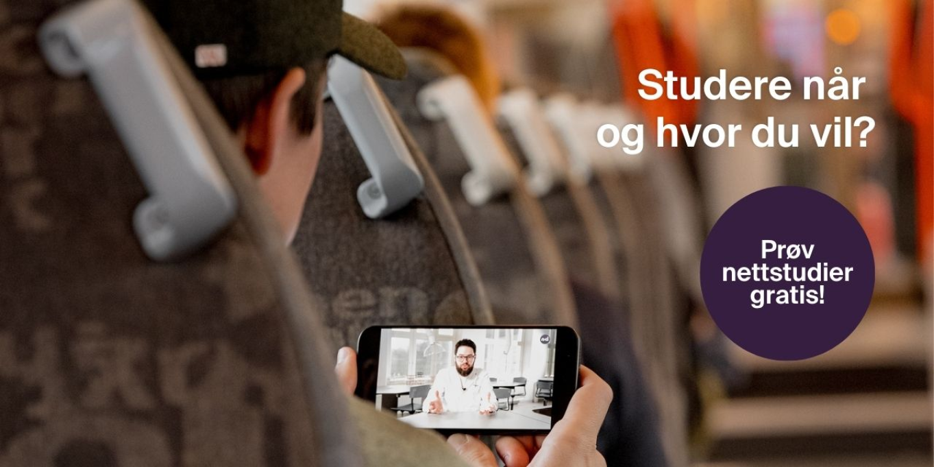Viser bakhodet og mobilskjemen på en mann som studerer på toget